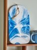 Bloomingville AIDEN Ceramiczna Deska do Krojenia i Serwowania Przekąsek / Niebieska